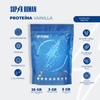 Proteína Vainilla 1kg, 30gr por scoop, 33 servicios.